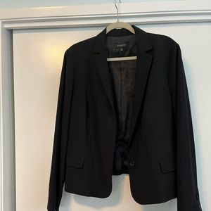 Talbots black blazer, size 18, lined, good condition